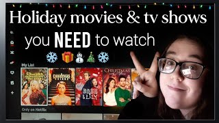 Holiday movies & tv shows you NEED to watch