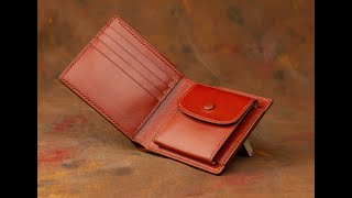 Bifold Wallet Leather With Coin Pocket EURO Part I