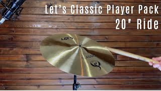 Symrna Cymbals - Let's Classic Player Pack - 20" Ride