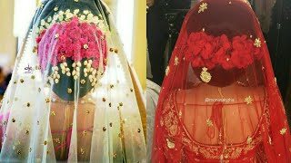 Top 2019 Latest Bridal Hairstyle || Wedding Day Special || Beautiful Floral Bun for Brides...