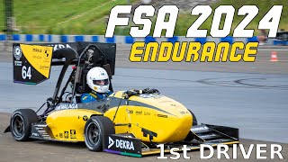 Formula Student Austria 2024 | Endurance 1st Driver | Onboard + Data | MART Formula Student