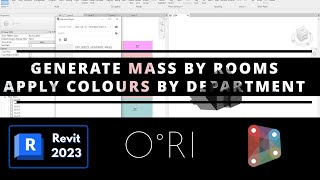 Dynamo - Generate 3D Mass By Rooms. [Revit 2023]