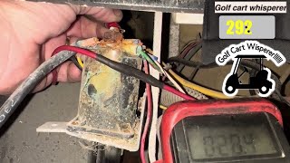 Club car 48 volt won’t move  part 1