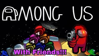 Playing among us w/ friends and subs!!! #sub4sub #amongus