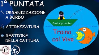 1ª Puntata Traina col Vivo con @puntomycharter  🎣 attrezzatura e gestione della cattura