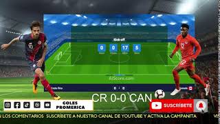 Costa Rica VS Canada Eliminatoria Mundialista Qatar 2022 En VIVO