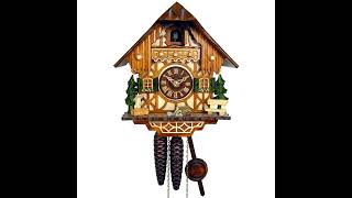 Звук кукушки в настенных часах. The sound of the cuckoo on the wall clock.