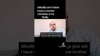 Learn Finnish: Family members