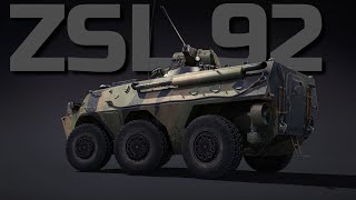 ПАРТИЙНАЯ АВТОПУШКА. Геймплей новинки патча "Активный поиск" - ZSL 92 в War Thunder.