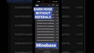 MINEBASE , HUGE GAINS  0 REFERRALS NEEDED #passiveincome