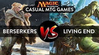 CASUAL MTG GAMEPLAY: LIVING END VS BERSERKER DECK / Magic The Gathering Gameplay