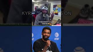 Kyrie was dropping some BARS on stream 😭🔥 #rap #shorts