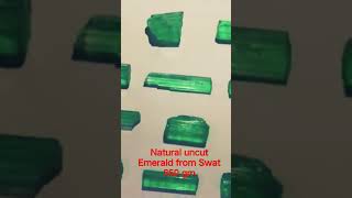 Uncut Emerald from Swat | Big size emerald 5 gm to 30 gm stones|#emrata #swat #realstone #realstone