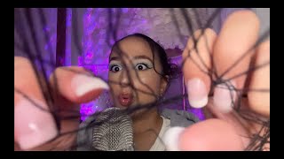 ASMR| Pov You Have A Spider Web On Your Face (Tingly Mouthsounds) #asmr #spiderweb