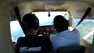 Private pilot training lesson 2; door pops open during departure