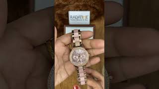 Alexandre Christie Passion Pink Dial Rose Gold Stainless Steel, Case Rose Gold