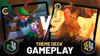 ROBIN HOOD vs. HERCULES! Disney Lorcana CASUAL THEMED deck gameplay!