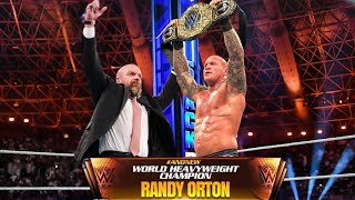 WWE September 5 2024 _ Randy Orton Defeats Gunther at Smackdown and Become New World Champion