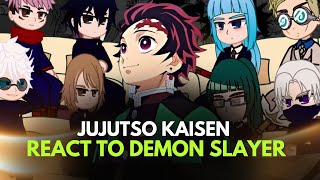 🇺🇸🇧🇷 Jujutso Kaisen React To Demon Slayer - Gacha React