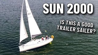 JEANNEAU SUN 2000 TRAILER SAILER | Boat Review + Test Sail