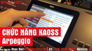 KORG PA700/PA1000/PA4X: Chức năng Kaoss - Arpeggio