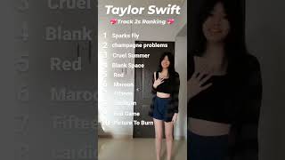 Taylor Swift's Track 2s Ranking #shorts