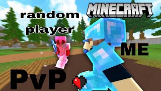 random player challenge me in Minecraft PvP #minecraft