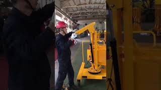 Semi-electric Counter Balance Shop Crane-5 different arm length and 360’ rotating 550kgs RSSCB550