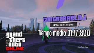 MAZE BANK ARENA GANA $100000 SOLO EN MINUTOS CONTRARRELOJ SEMANAL  GTA ONLINE 19/08/21 AKUMA + PR4