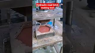 Amazing Technology and Machines | Hydraulic road brick making tool