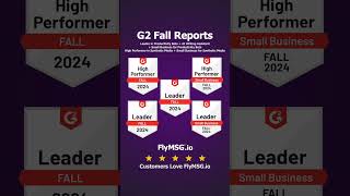 FlyMSG by Vengreso Earns Five Coveted Titles in G2’s Fall 2024 Reports