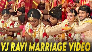 Grand-ஆக நடந்து முடிந்த நடிகர் Vj Ravi திருமணம் 🎊😍 | Vj Ravi Marriage | Niraimatha Nilavae Ravi