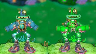 My Singing monsters water island epic wubbox but with green version #msm #mysingingmonsters