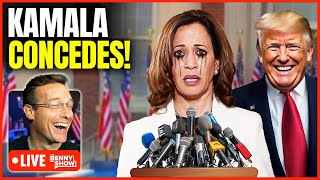 🚨 WATCH: Kamala Crying Concession Speech LIVE Right NOW After Trump LANDSLIDE Victory: 'Its OVER'