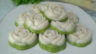 TEPUNG TAPIOKA DI CAMPUR SANTAN JADI KUE YANG ENAK BANGET