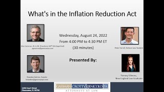 What's In The Inflation Reduction Act