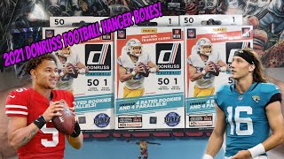 2021 Donruss Football Hanger Boxes x3 (Top Rookies Pulled)