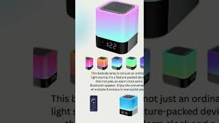 Discover the Surprising Night Light Bluetooth Speaker