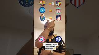 Champions League Predicts (1st Week) #football #shorts #championsleague #barcelona