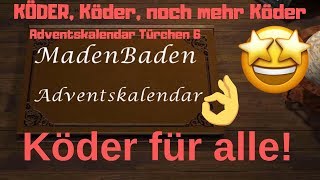 GEWINNE GEWINNE GEWINNE MadenBadens Angeladventskalender Türchen 6 | Angeln Gewinnspiel | Köder