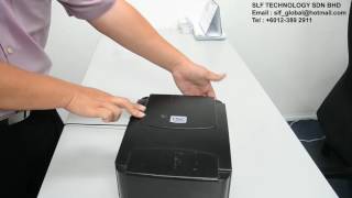 TSC 244 PRO BARCODE PRINTER FACTORY SETTING & CALIBRATION