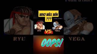 ryu vs vega + guile