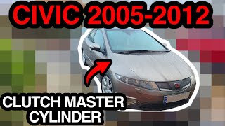 Honda Civic Mk8 Clutch Master Cylinder replacement and bleed (UK/RHD)