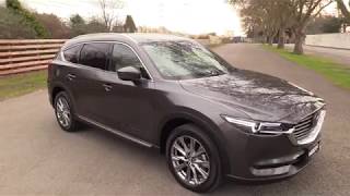 New 2018 Mazda CX-8 Limited Presentation - Machine Gray with Pure White Leather