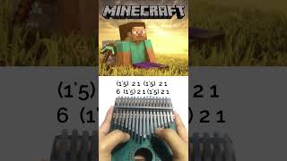 Minecraft - Haggstrom 【Kalimba Cover】 #shorts #minecraft #youtubeshorts