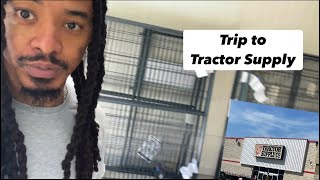 American BULLY Kennel life | picking up #retriever kennels from #TractorSupply