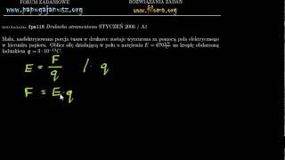 fpe118 - Drukarka atramentowa - STYCZEŃ 2006 / A1 - Matura z fizyki