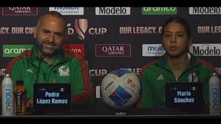 PEDRO LOPEZ asegura que la SELECCION MEXICANA FEMENIL jugará SIN MIEDO ante BRAZIL