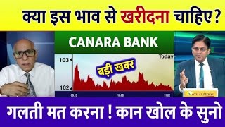 Canara Bank Share Latest News | Canara Bank Share News Today | Canara Bank Share Price Target