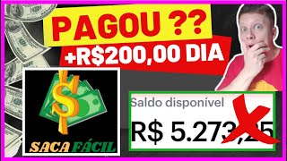 😡Saca Facil FUNCIONA? Saca Facil É GOLPE? Saca Facil FUNCIONA MESMO ? Saca Facil PAGA MESMO? É BOM ?